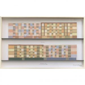 Bernard Lassus - Etude de coloration pour un ensemble d'habitations à Fameck (Moselle)